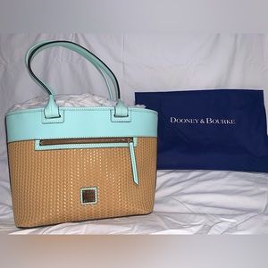 Dooney & Bourke Beacon Woven Zip Tote Bag